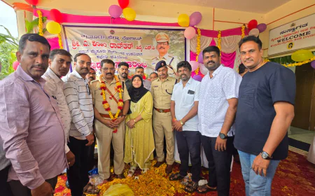 ಮೈಸೂರು ಉಪ ವಿಭಾಗದ ಡಿವೈಎಸ್ಪಿ ಕರೀಂ ರಾವುತರಗೆ ಭಾವಪೂರ್ಣ ಬೀಳ್ಕೊಡುಗೆ.
