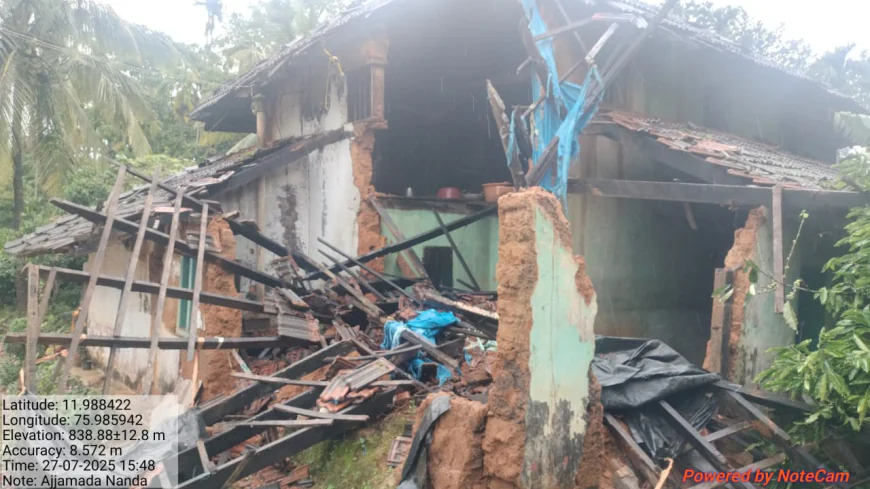 ವ್ಯಾಪಕ ಮಳೆ:ಆಗಸ್ಟ್ ತಿಂಗಳ ಆತಂಕದಲ್ಲಿ ಕೊಡಗು.