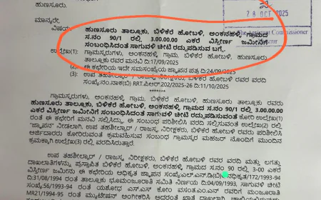 ಸರಕಾರದ ಜಮೀನನ್ನು ಮರುವಶಕ್ಕೆ ತೆಗೆದುಕೊಳ್ಳಲು ಇಲಾಖೆ ಮುಂದಾಗಿದೆ!